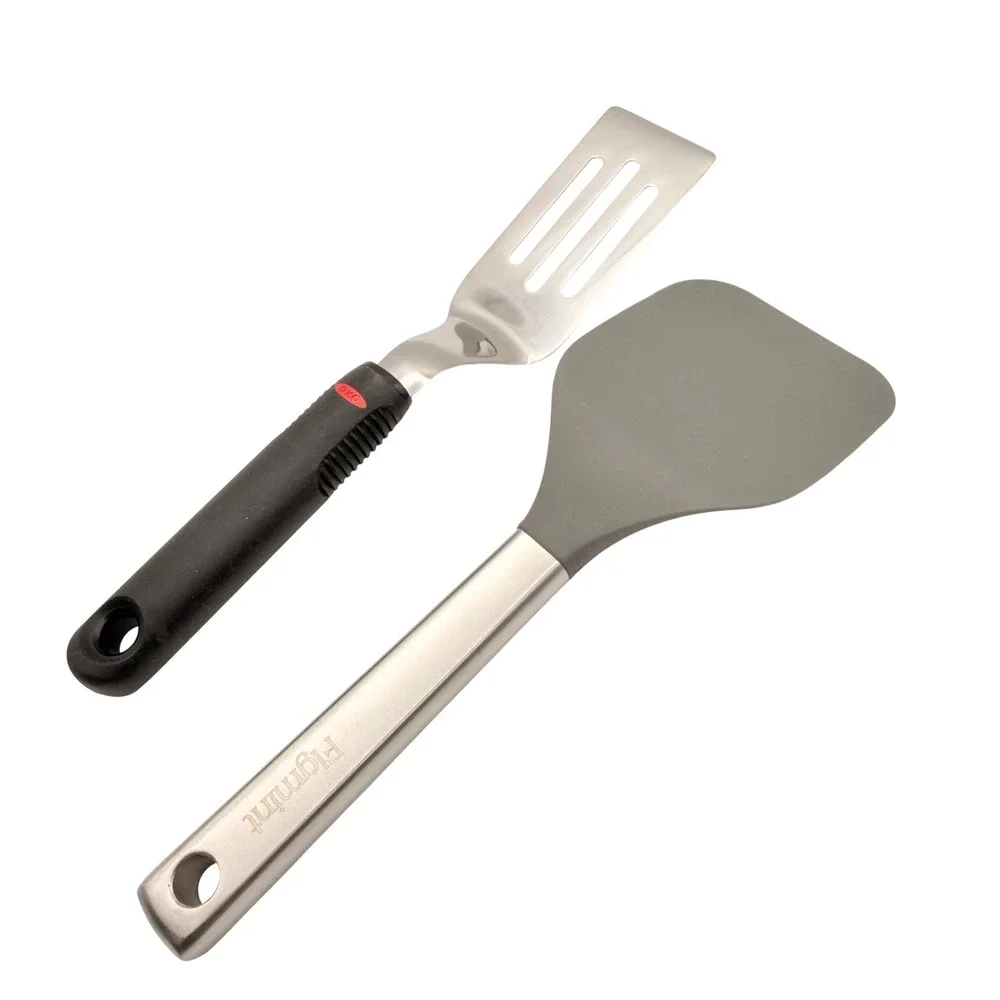 OXO Spatula Set Grey Silver Kitchen Cooking Utensils Tools Travel RV Camping